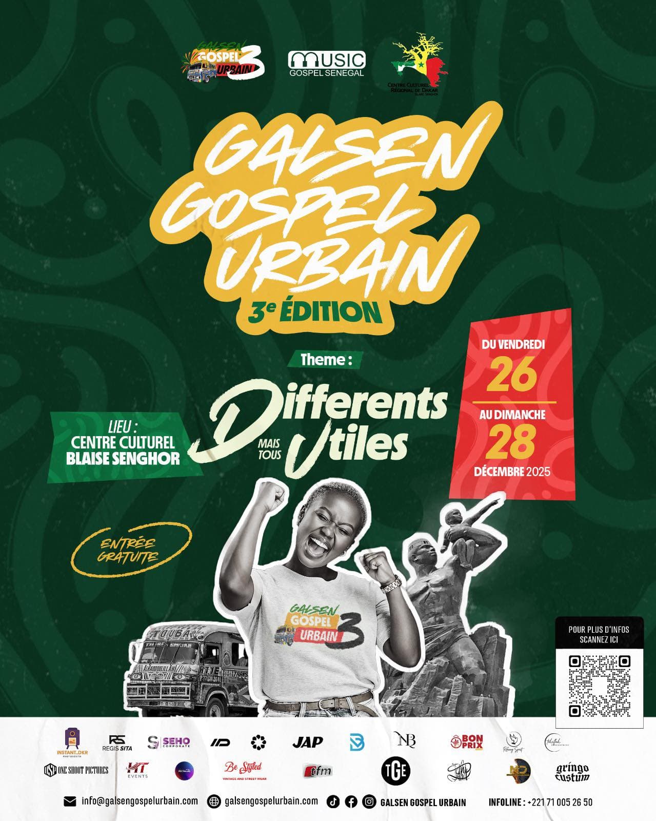Galsen Gospel Urbain 3 — Festival gospel Sénégal